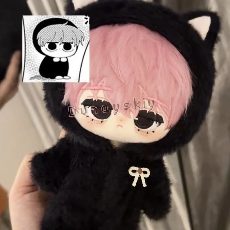 Peluche in cotone da 10 cm Tamon's B-Side Fanmade con personaggi Tamon Fukuhara e Utage Kinoshita, stampa Dunayskiy@ # Accessori per Cosplay