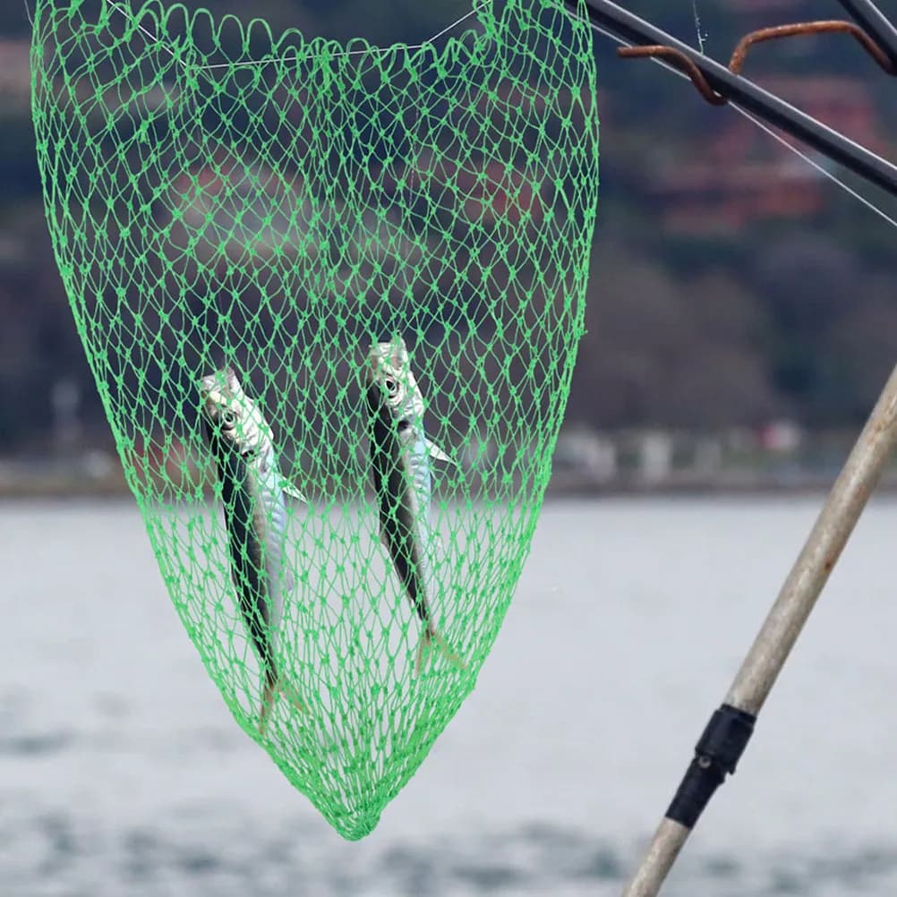Rete di Ricambio Pieghevole per Reti da Pesca, Reti per Acqua Dolce e Salata, Accessori per la Pesca