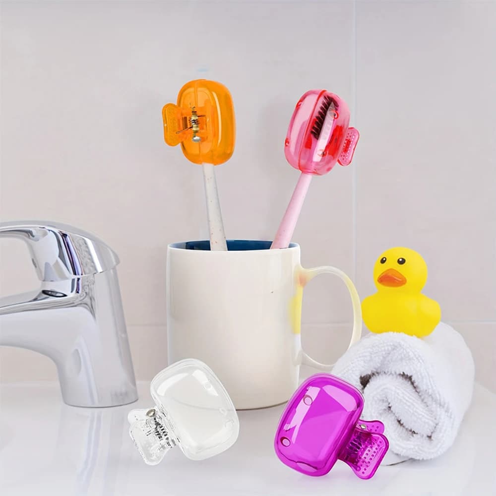 1 /10 Protective cover for electrical toothbrush heads, manual heads, portable, travel heads, plastic toothbrush covers for home