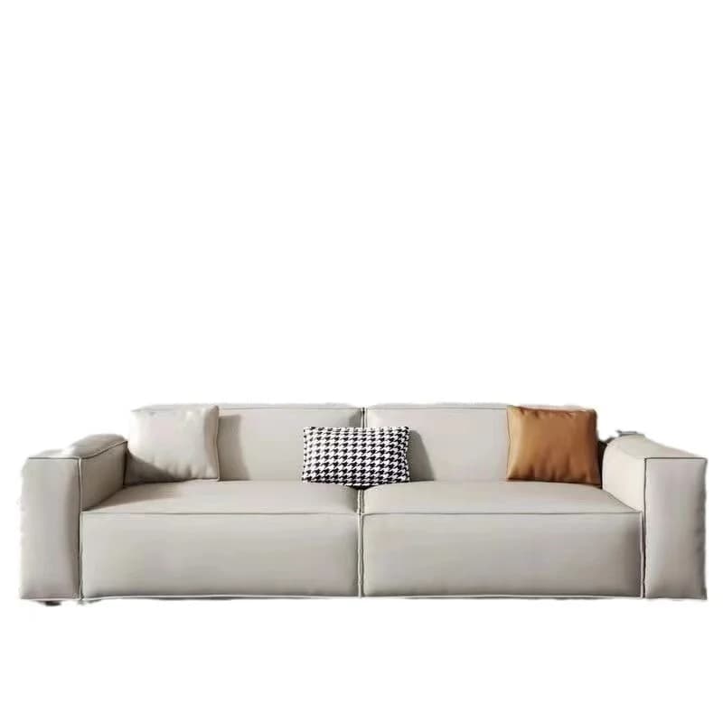 # Divano moderno nordico di design semplice, divano componibile a blocchi, ideale per soggiorno, appartamento, ufficio.