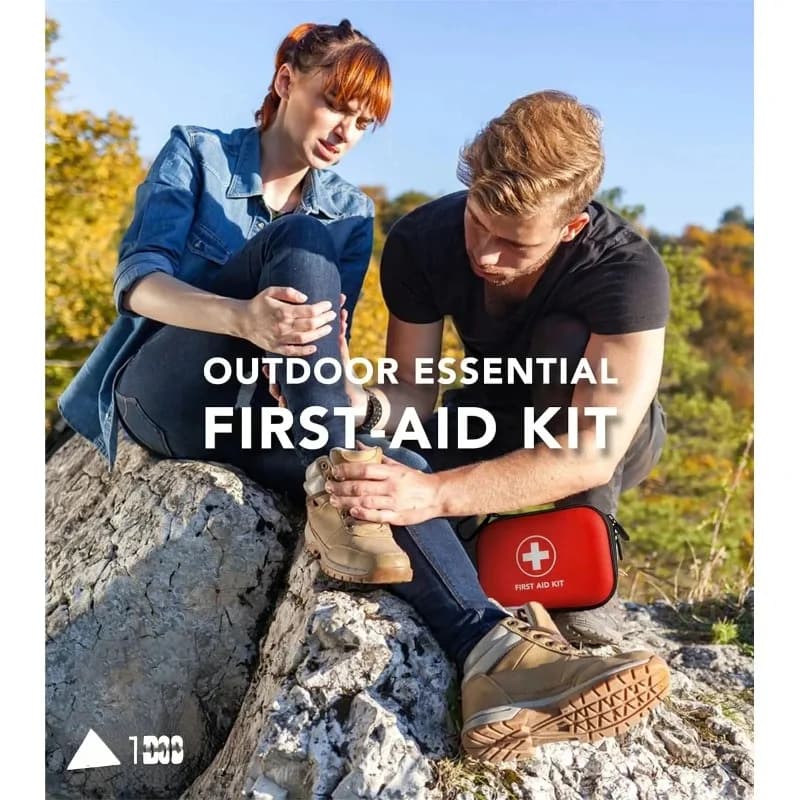 Kit di Emergenza Portatile, Borsa Pronto Soccorso per Casa, Viaggio e Veicoli, Borsa Rigida Antiurto per Sopravvivenza