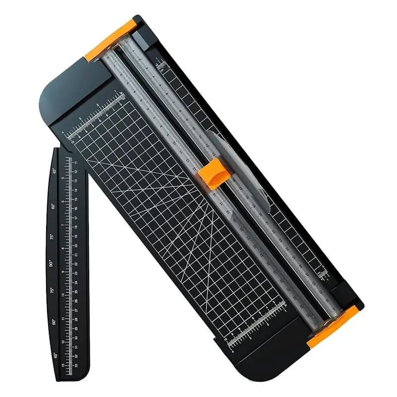 AS60-Scrapbooking Crafting Paper Cutter Slider per taglierina per carta da 12 pollici per forniture di cartoncino per foto in vinile A4