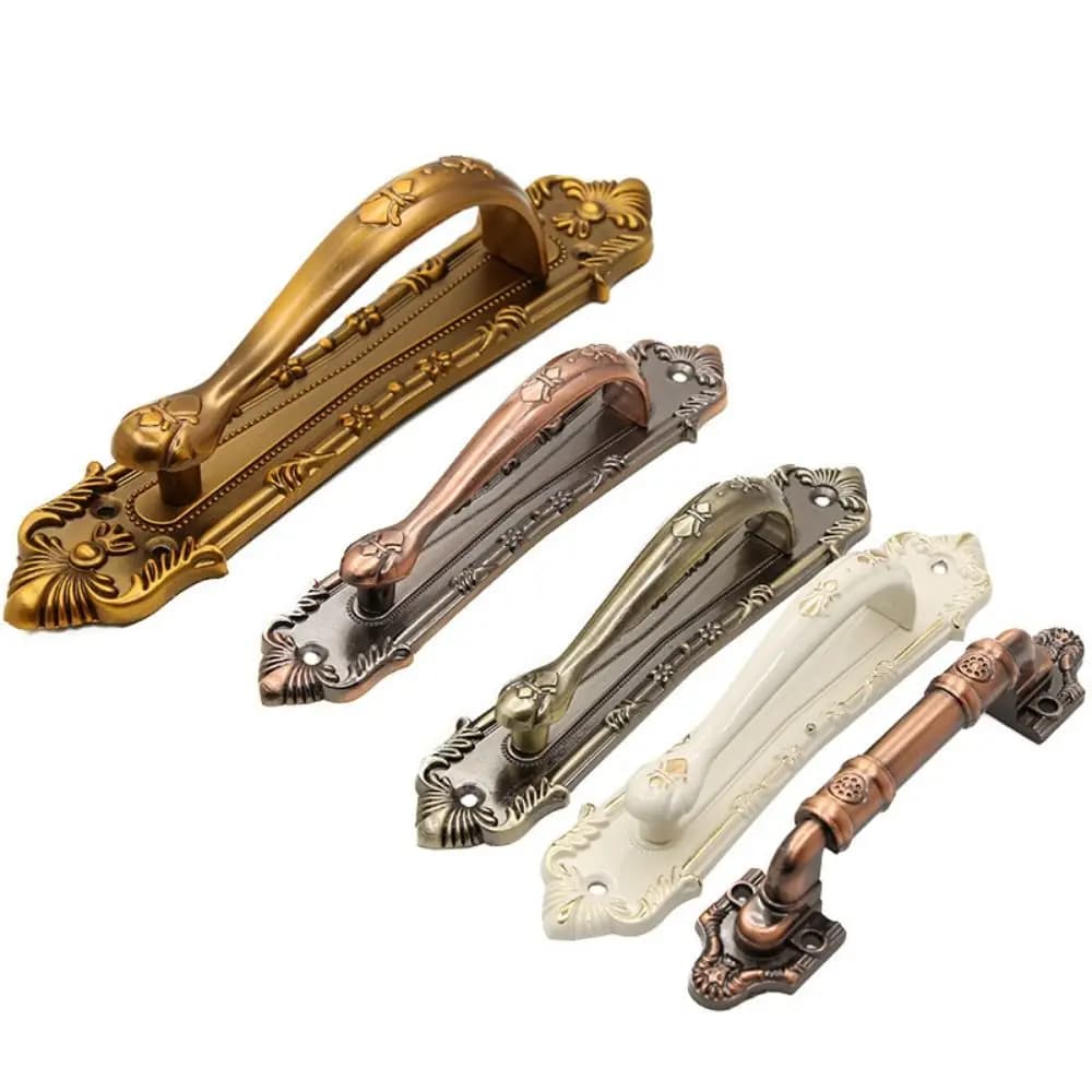 Maniglia per porta classica retrò cassetto per mobili per impieghi gravosi manopola per porta del fienile armadio in bronzo tira l'armadio Hardware per la casa