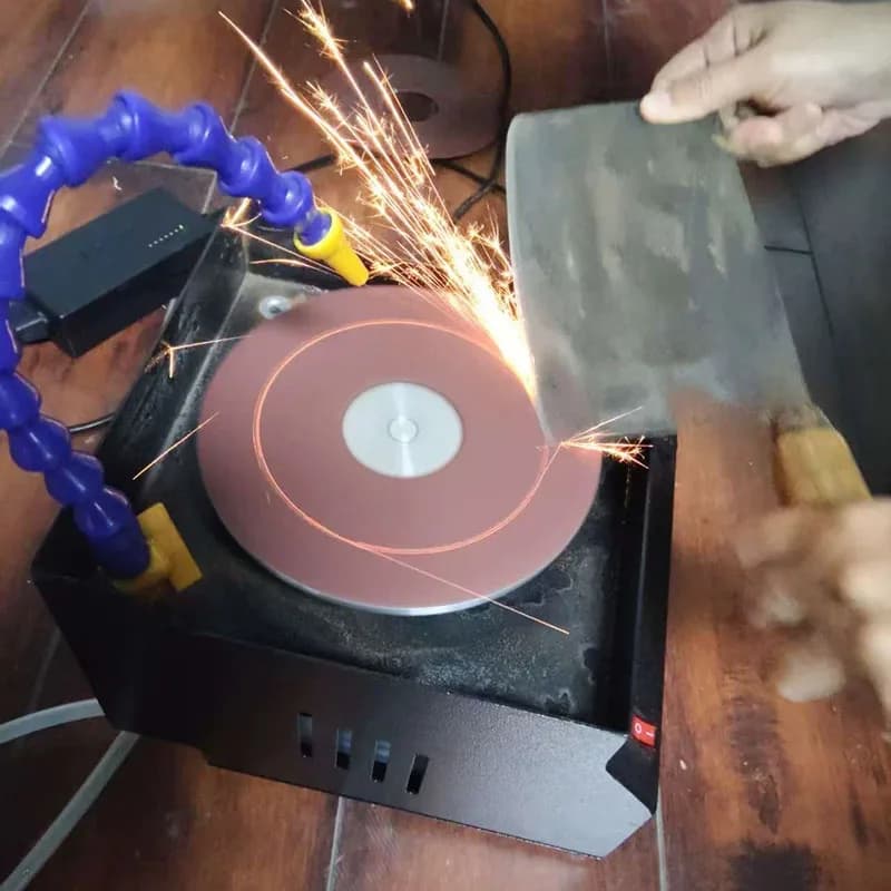 Circulating Water Cooling Abrasive Belt Knife Sharpener Automatic Water Sand Blade Grinding Machine For Household Kitchen Knives
