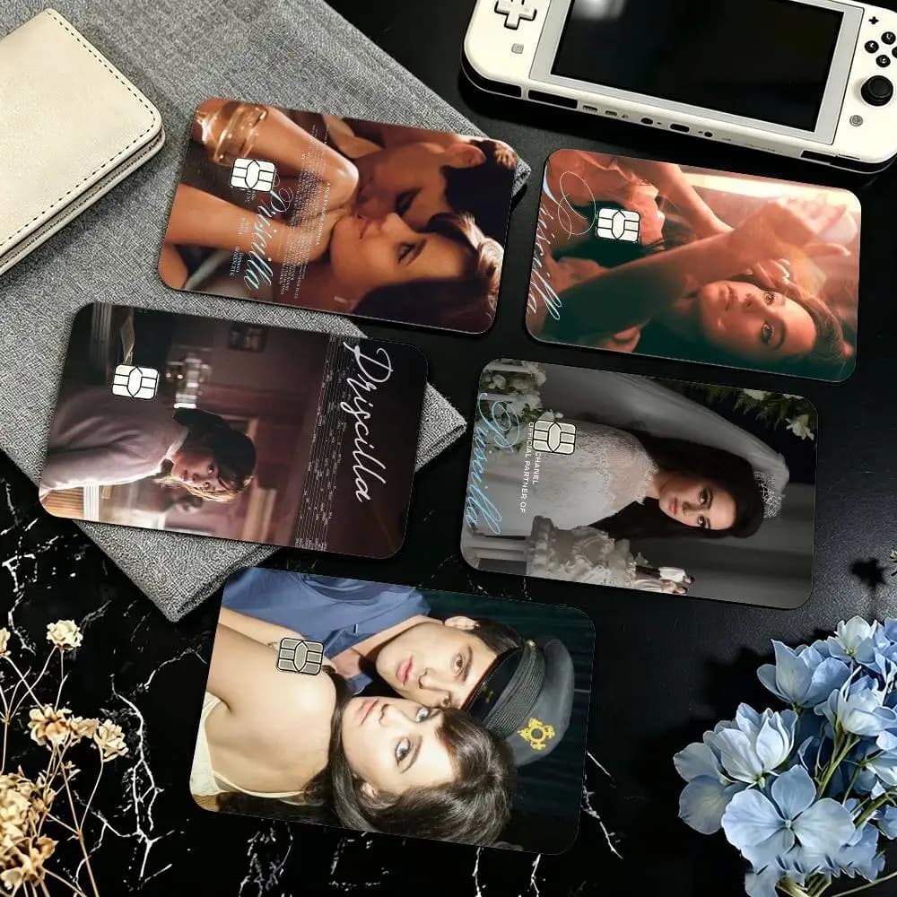 P-Priscilla Movie Credit Card HD Stickers Game Card Decal Small Chip Waterproof Sticker Gift