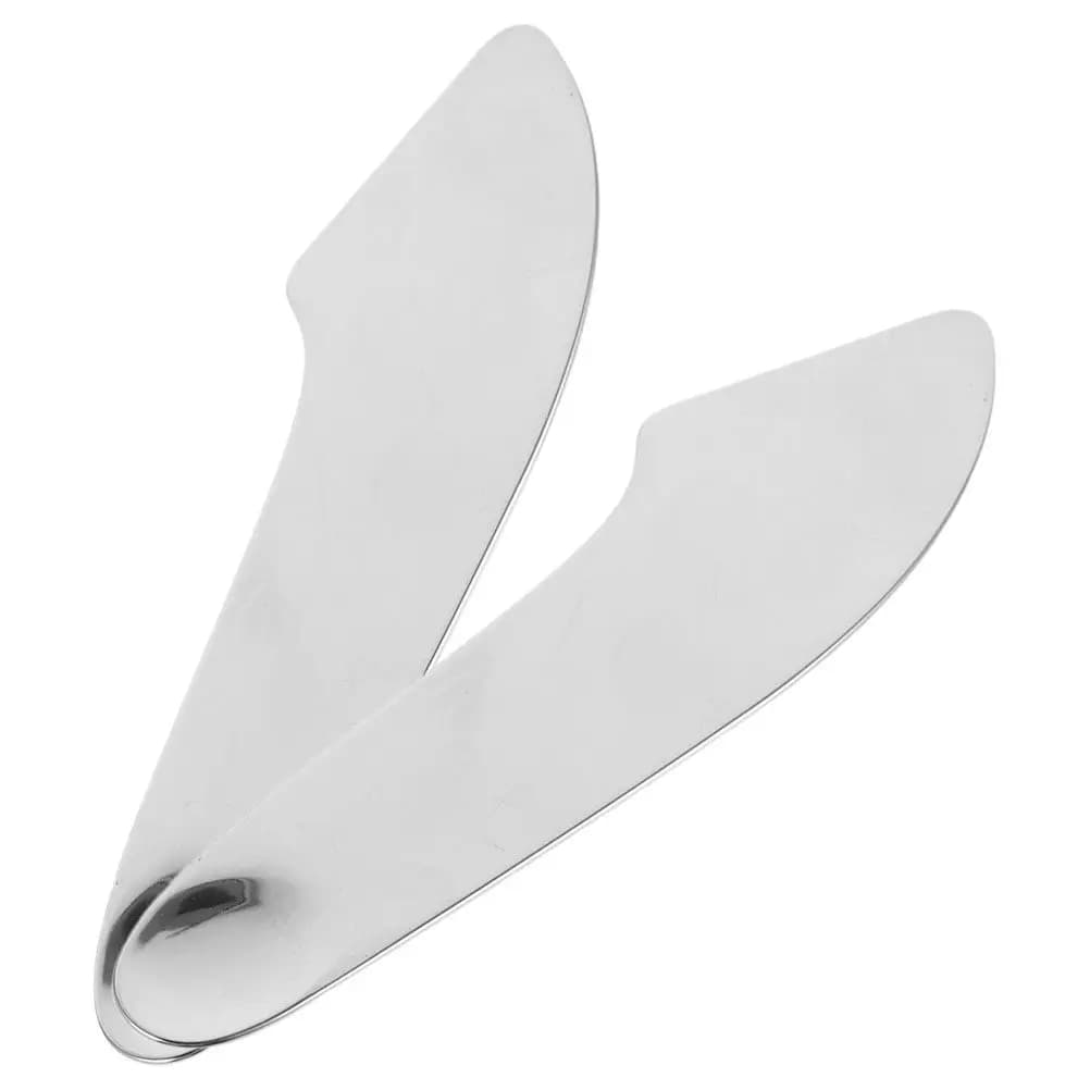 2Pcs Stainless Steel Foundation Spatula Facial Care Tool Smooth Makeup Applicator Beauty Tool Face Mask