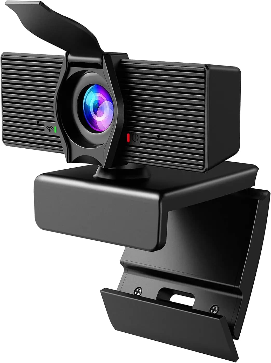 Webcam HD 1080P con Microfono e Copertura Privacy, USB Plug and Play per PC, Laptop, Desktop, Compatibile con Zoom, Skype, Teams