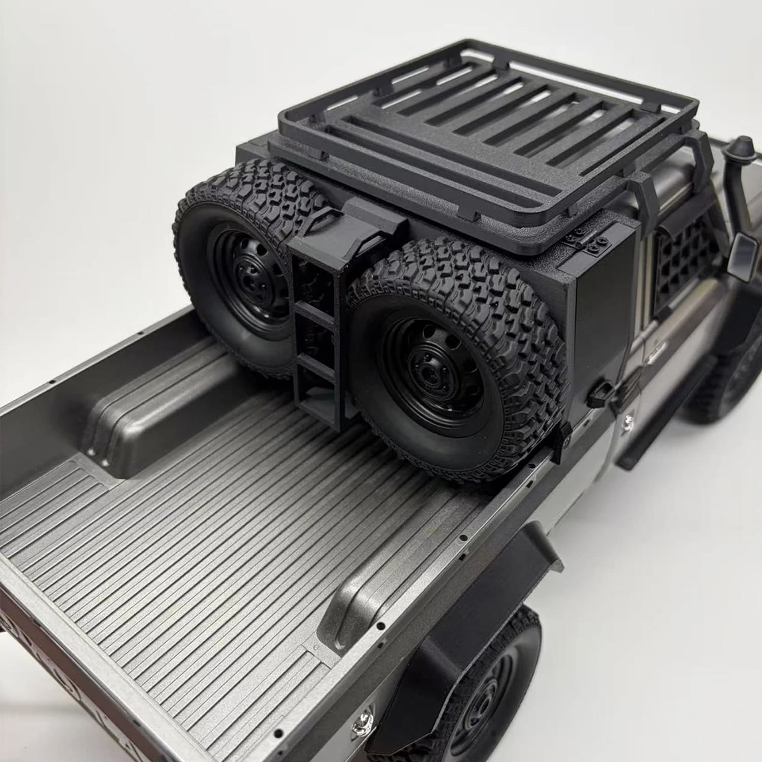 for Mangniu Mn82 Rear Trunk Luggage Rack Modification Accessory Non Destructive Installation Exterior Decoration Rc Crawler