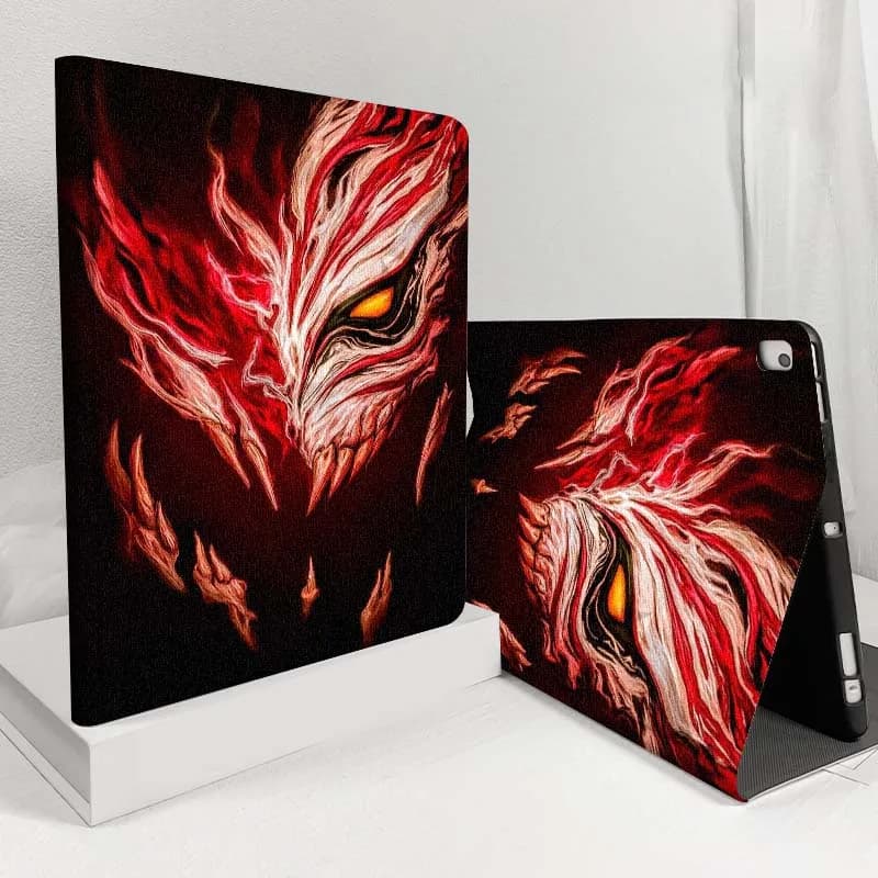 Anime Bleach Art Logo For iPad Pro Air Mini 1 2 3 4 5 6 7 7th 8th 9th 10th 11th 10.2 9.7 10.5 10.9 11 12.9 13 Inch Tablet Case
