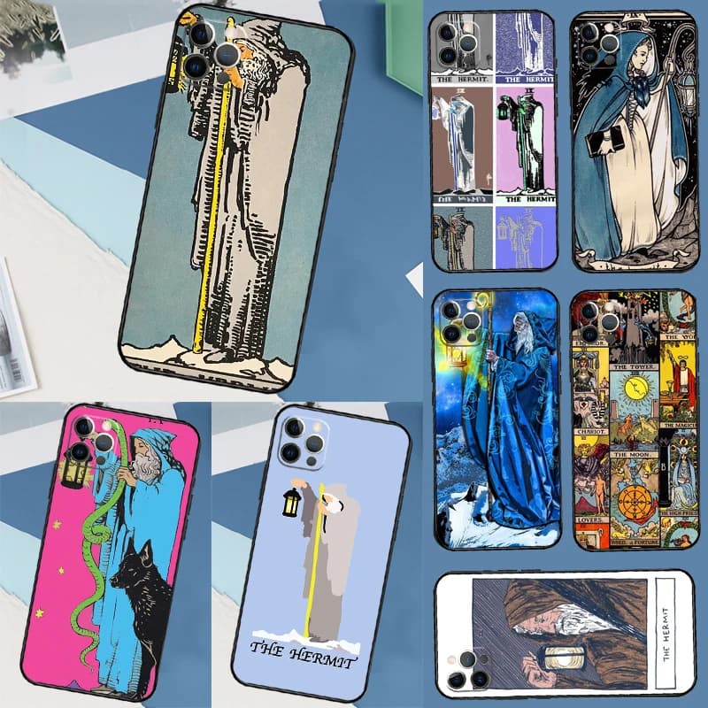 Tarot Card The Hermit For Honor Magic 8 Lite 5 6 7 Pro Case For Honor Win RT 200 400 70 50 X8c X8b X9a X9b X9c X9d