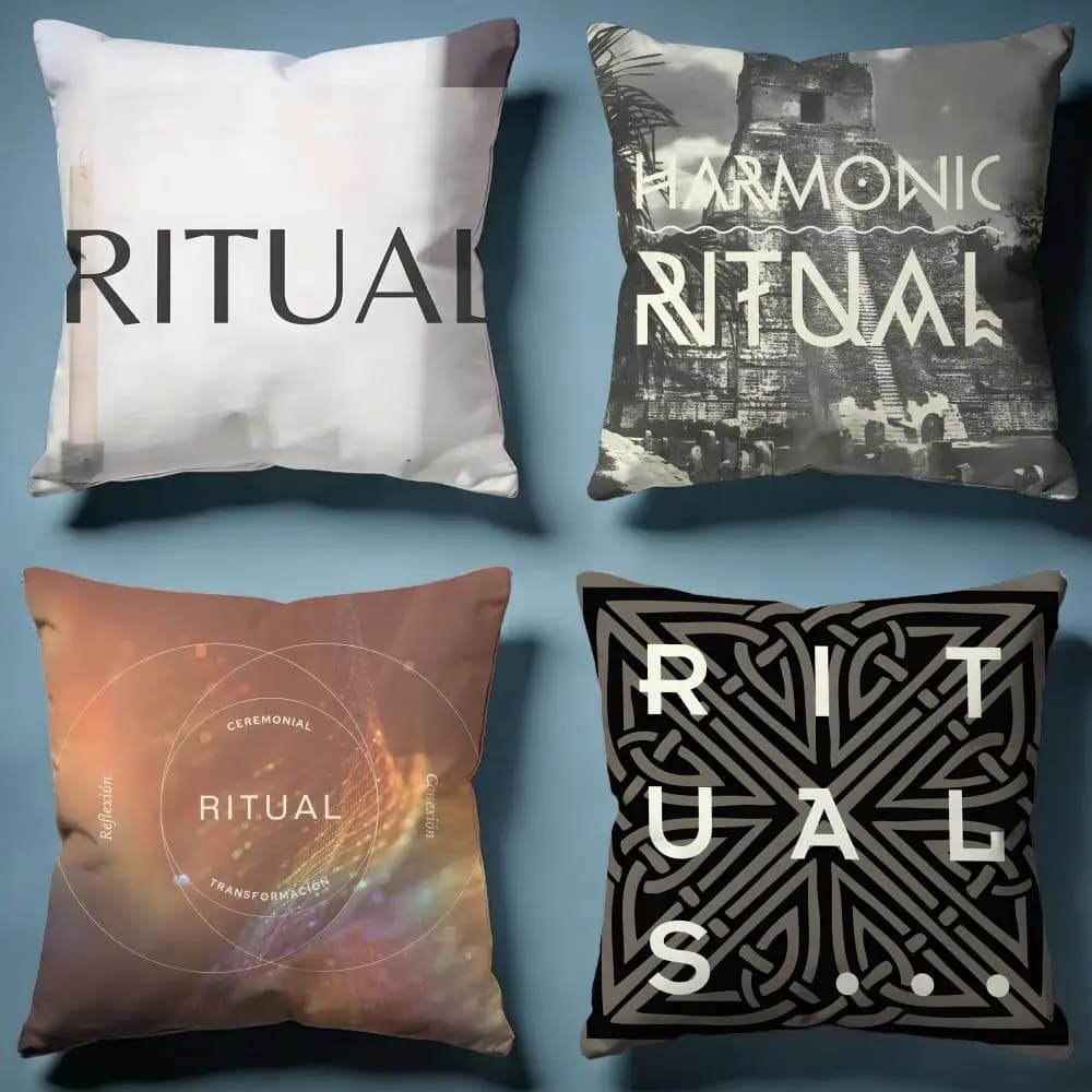 Fodera per cuscino Hot RRitualsing, morbida e decorativa, adatta per camera da letto, divano, auto e viaggi