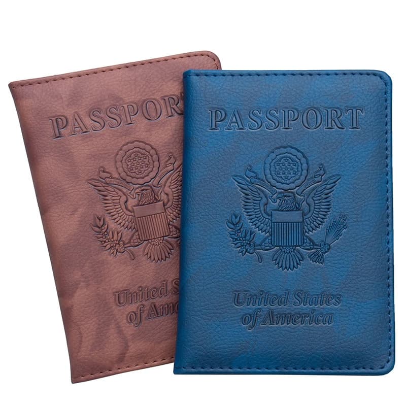 Cover per passaporto USA Cover per portafoglio da viaggio per donna per passaporto porta passaporto carte portafoglio