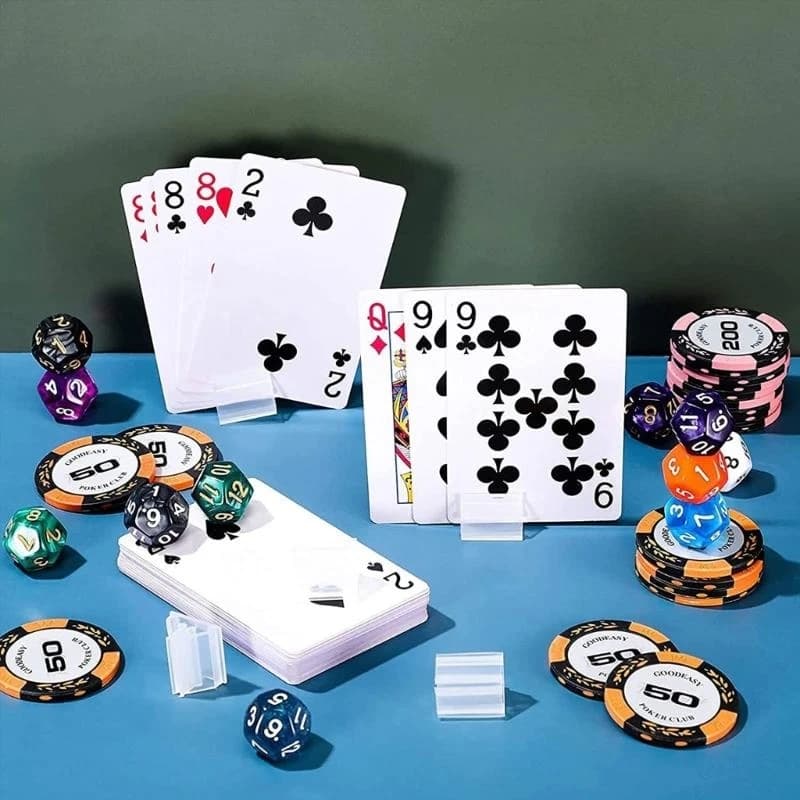 XX9B 20x/Set Porta cartelli Porta carte da gioco Porta segnaposto Supporto per etichette menu