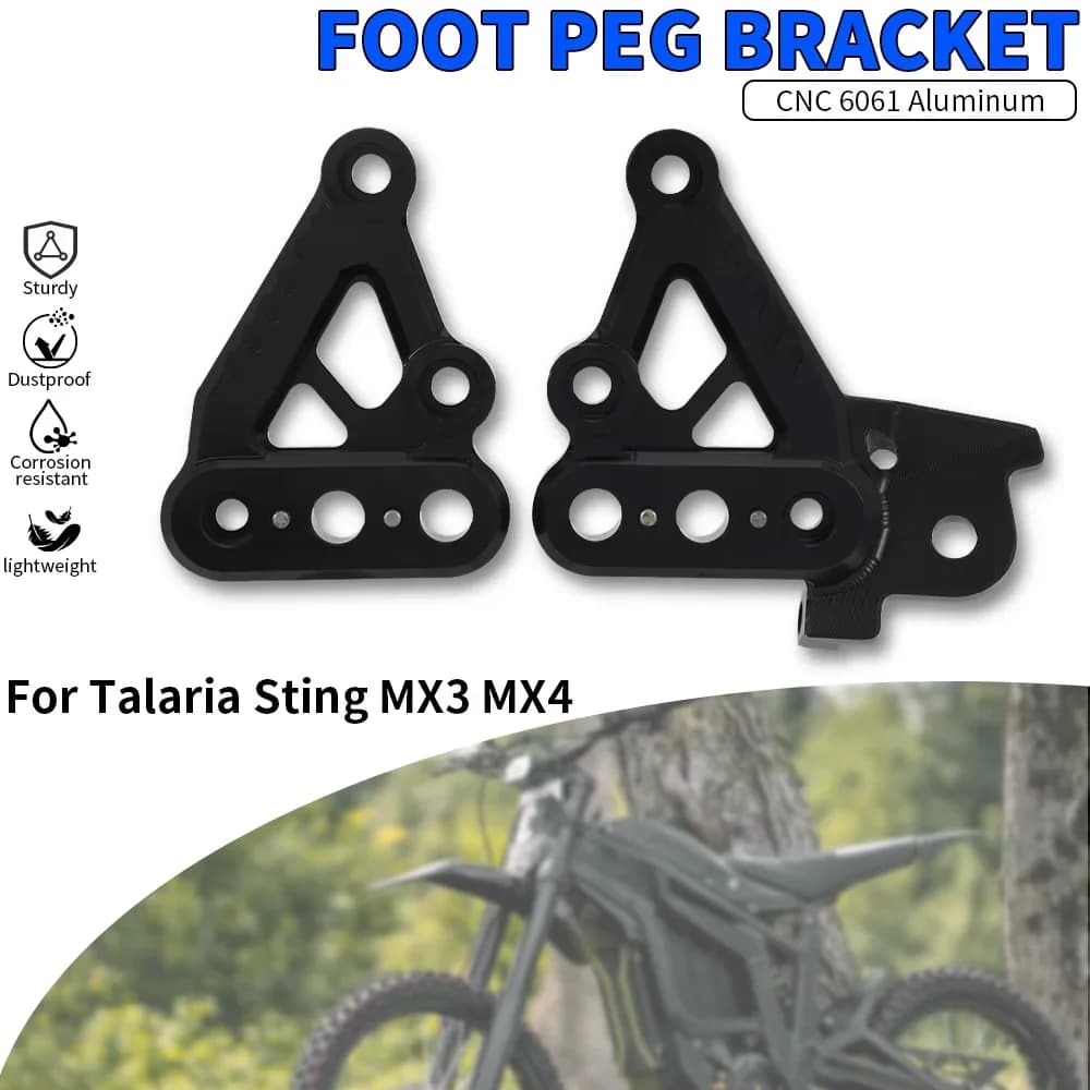 Pedane Staffa Regolabile Pedane CNC Pedane Moto Accessori Per Talaria Sting MX3 MX4 Veicolo Elettrico E-Bike