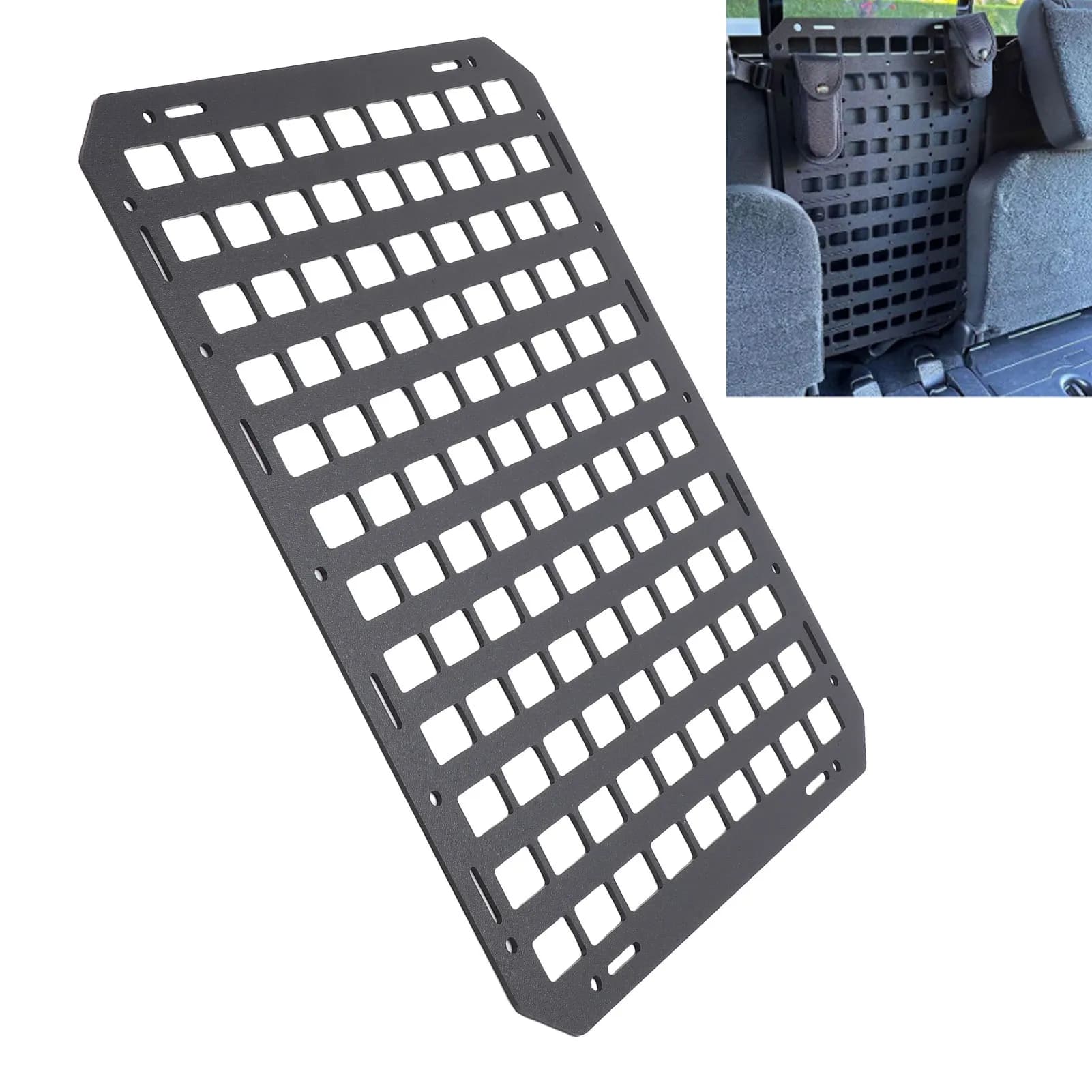 Organizer per Sedile Auto con Pannelli Molle, Portaoggetti Universale per SUV, Camion e Pick-up
