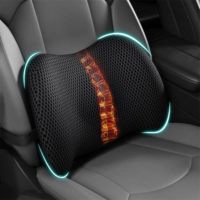 Cuscino di supporto lombare per schiuma di memoria per sollievo dal dolore lombare dell'auto della sedia da ufficio