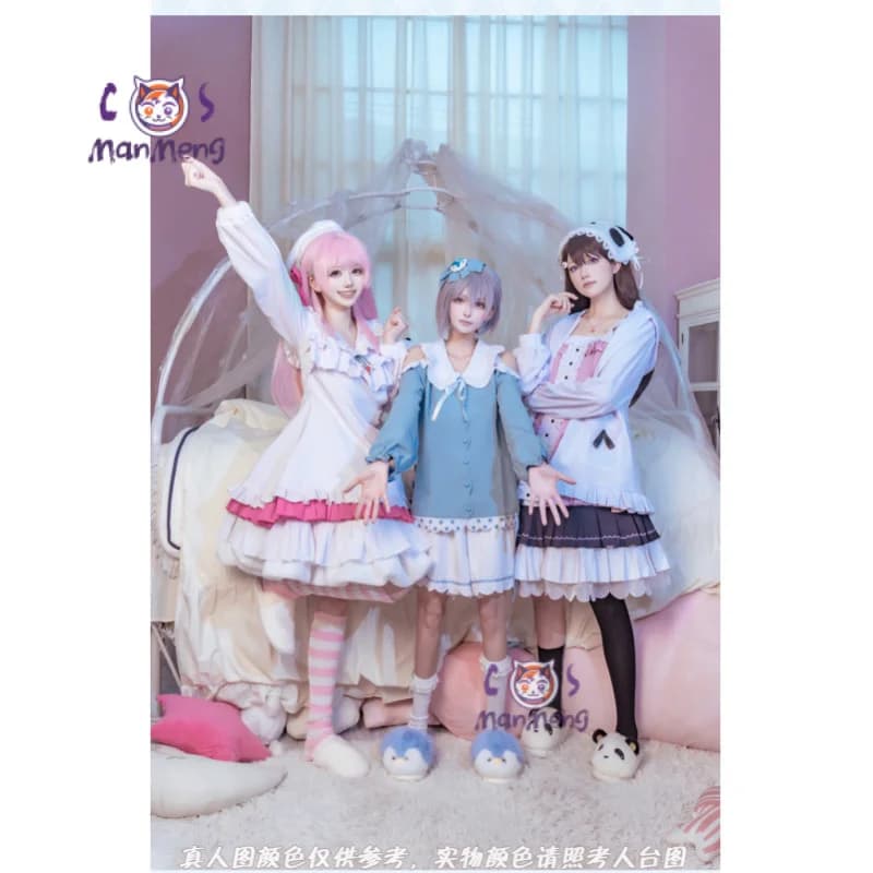 BanG Sogno! Taki Shiina Anon Chihaya Takamatsu Tomori Costume Cosplay Halloween indumenti da notte vestito da festa calzini accessori set di oggetti di scena
