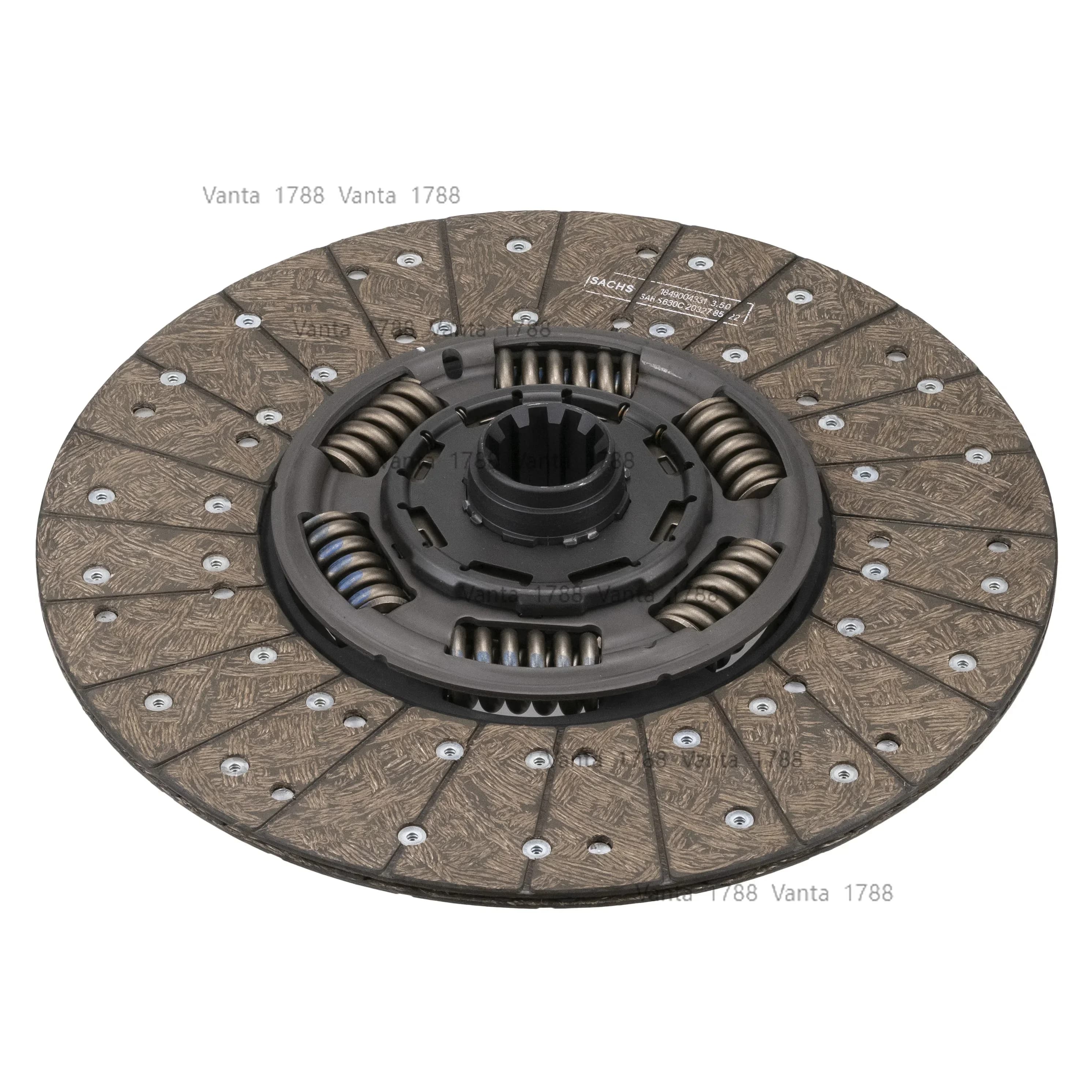 430 Disco clutch clutch street disc - Version six yellow weights Disco clutch OE 1878654392 for bus transmission system