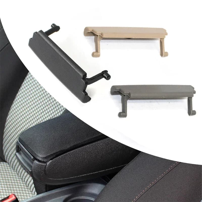 Per Audi A3 S3 8P 2003-2012, Coperchio Nero per Bracciolo Centrale Auto, Clip di Chiusura per Vano Portaoggetti, Fibbia per Scatola Bracciolo Sedile