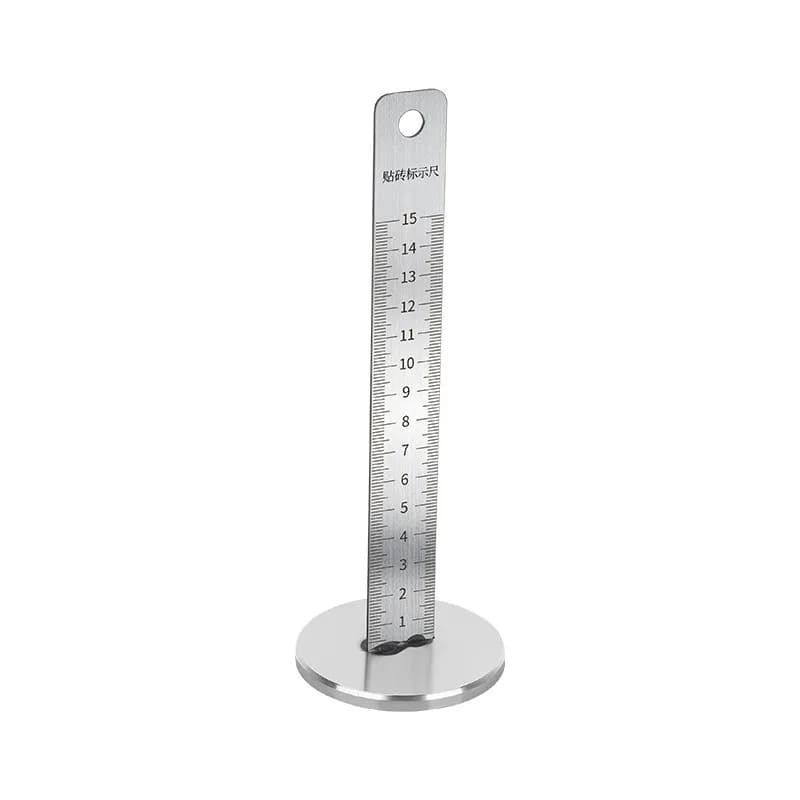 Stainless Steel Tile Leveling Ruler with Magnetic Base Laser Scale for Wall Ceiling Tiling Decoration Construction Work
