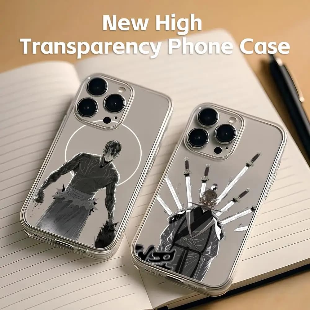Hot Legend of the Northern Blade Phone Case For iPhone 17 air 16 15 14 13 12 11 Pro Max Plus mini Transparent Case