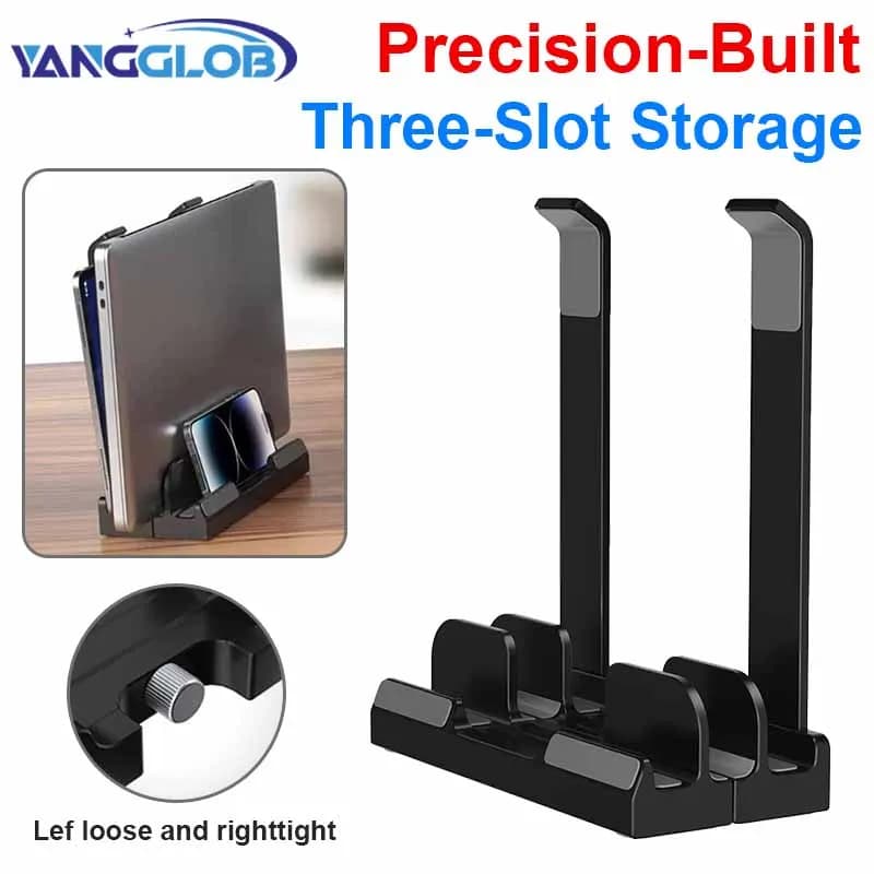 Supporto per laptop pieghevole Supporto per computer portatile Accessori per MacBook iPad Tablet Supporto riponibile per telefono Doppio uso regolabile