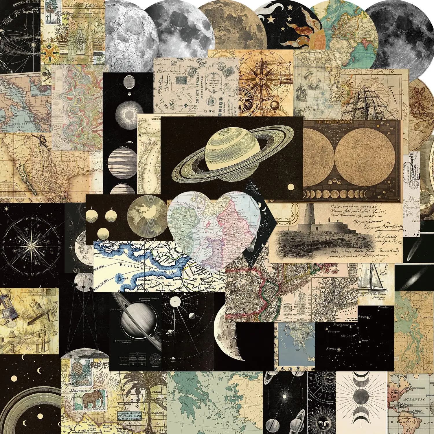 10/30/50PCS World Map Series Graffiti Stickers Laptop cellulare chitarra frigorifero bagagli decorazione impermeabile all'ingrosso