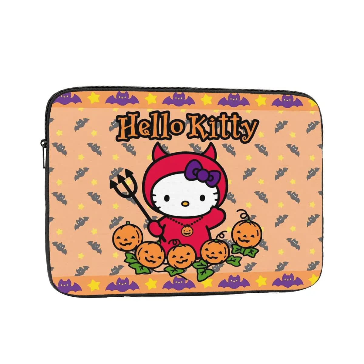 Custodia per notebook per laptop Hello Kitty Halloween Tablet Liner Sleeve Pumpkins Devil Inch Custodia antiurto per MacBook Air Pro