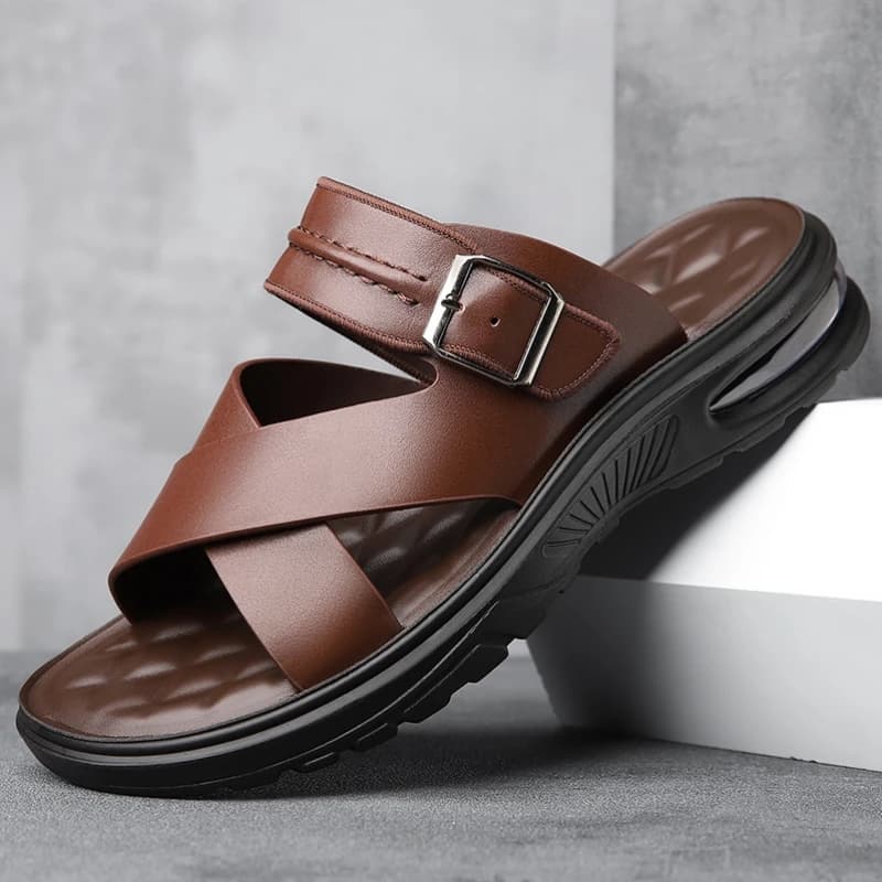 Ciabatte Estive da Uomo con Suola Spessa Antiscivolo, Scarpe da Spiaggia alla Moda e Comode -0602