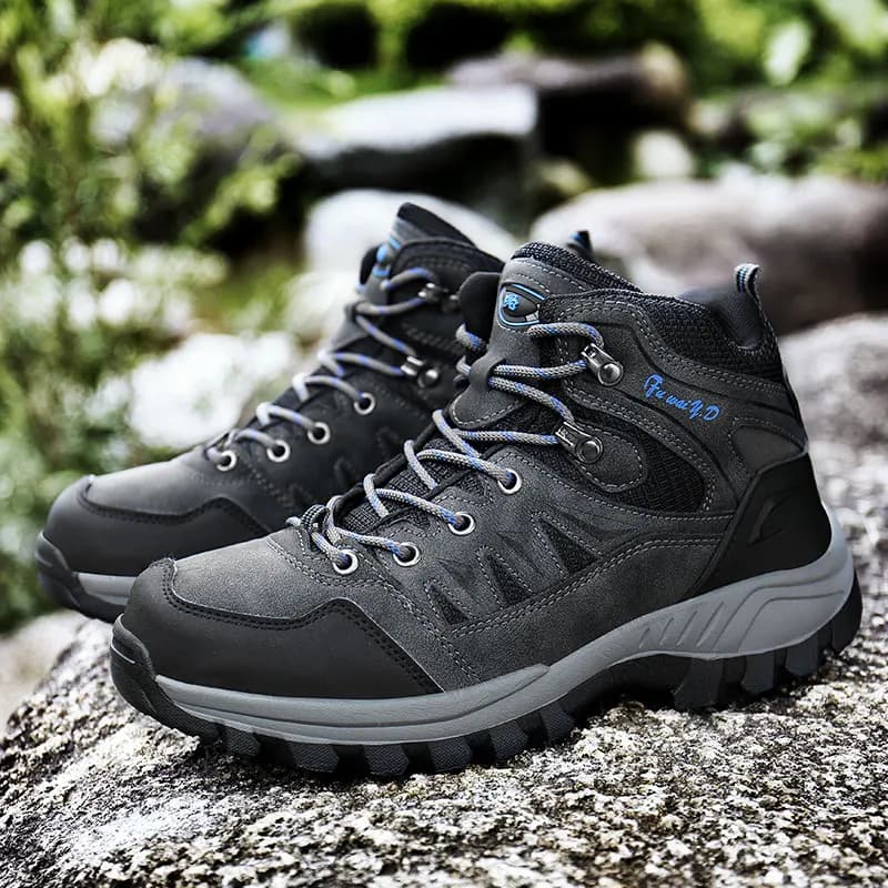 Nuovi stivali da trekking marroni da uomo leggeri e comodi scarpe da trekking da uomo scarpe da viaggio scarpe da trekking alte taglie forti sport da campeggio