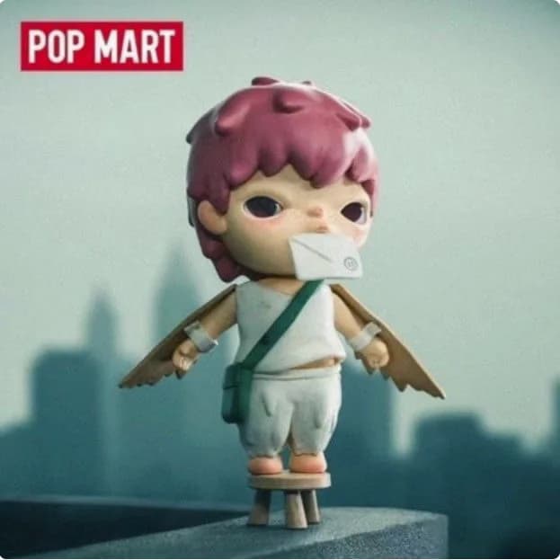 POP MART Original Hirono Mime Series Blind Box Mystery Box Guess Bag Toys Anime Figure Desktop Ornaments Collection Modello regalo