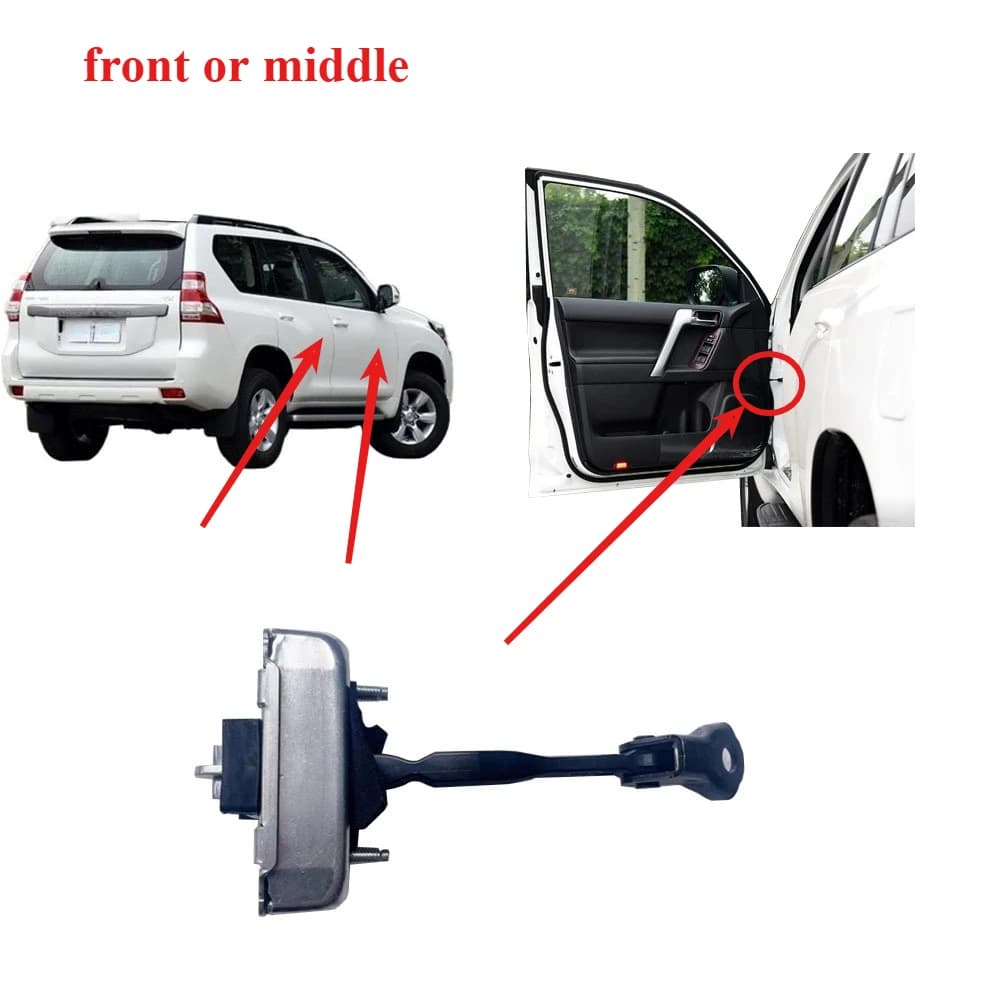 Cerniera del tappo della cinghia di controllo della porta anteriore o centrale da 1 pezzo per Land Cruiser Prado LC150 2010-2022 Cerniera della porta per Toyota LC150 Check
