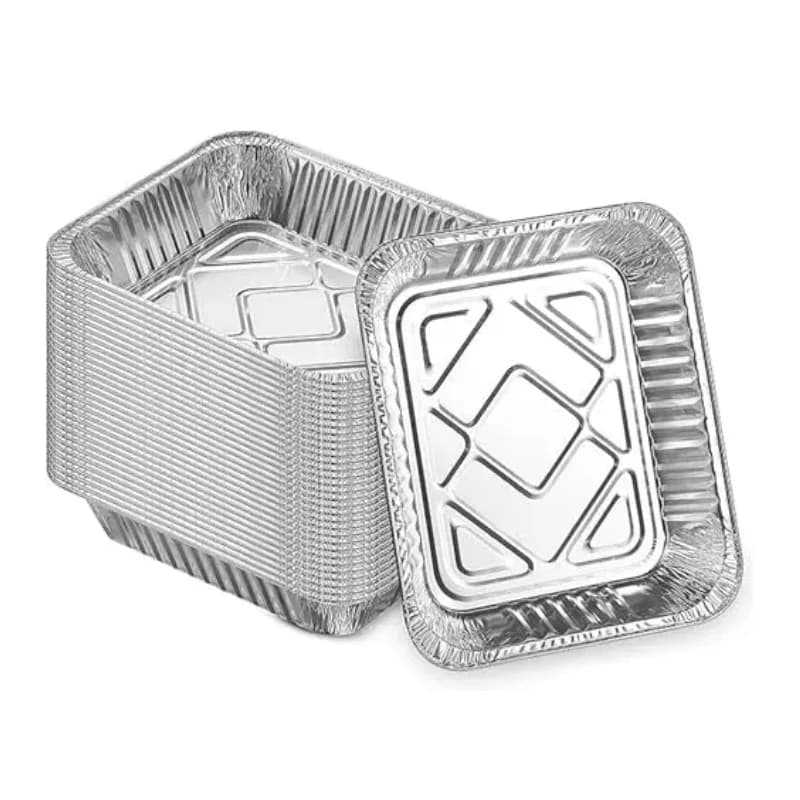 Disposable Aluminum Foil Pans Steam Table Pan Tin Foil for Turkey Sheets Kitchen Cooking Baking Aluminum Foil Dishware Tray