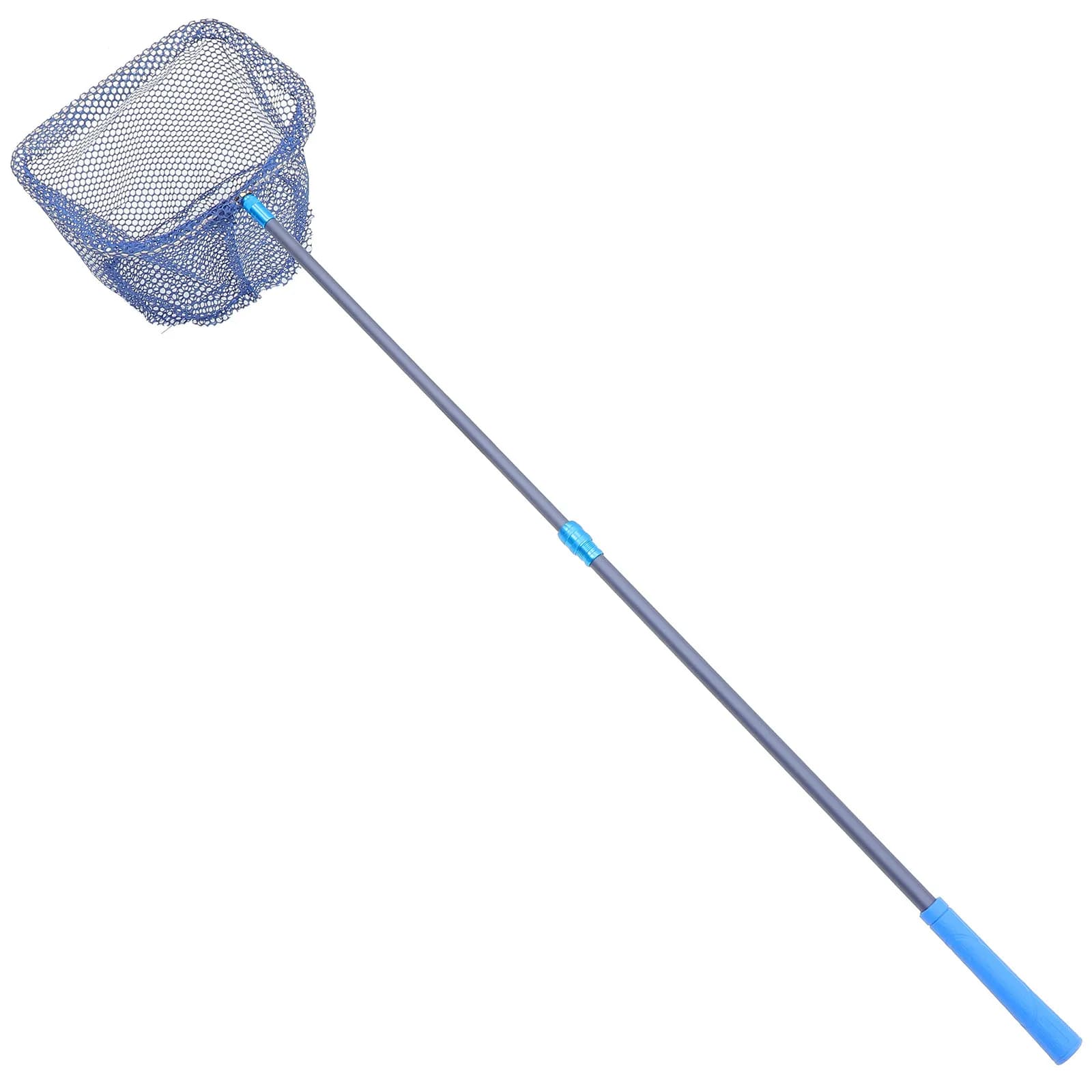 Premium Table Tennis Ball Picker Adjustable Telescopic Rod Large Mesh Net Lightweight Portable Ball Retrieval Device for Players