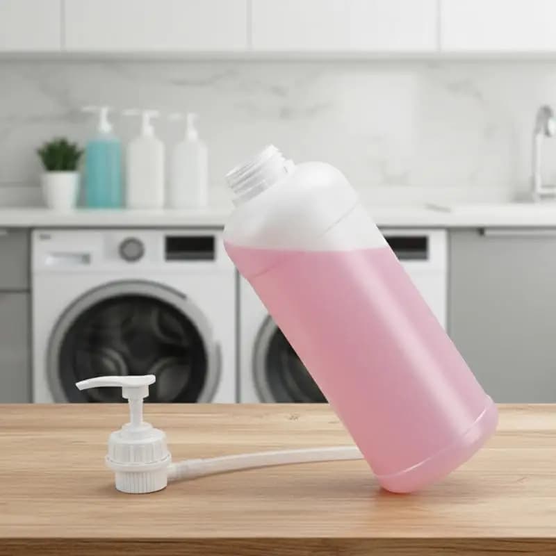 Versatile Laundry Detergent Bottle 250mL-2L Water Hand Washing Hydraulic Pump Dispenser Empty Plastic HDPE Lotion Container