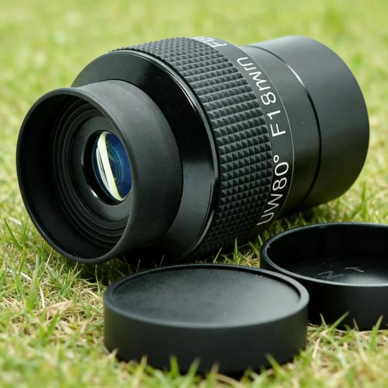Oculare Ultra Grandangolare UW80 Gradi F15mm da 2 Pollici per Esplorazione Scientifica, Accessori per Telescopio Astronomico