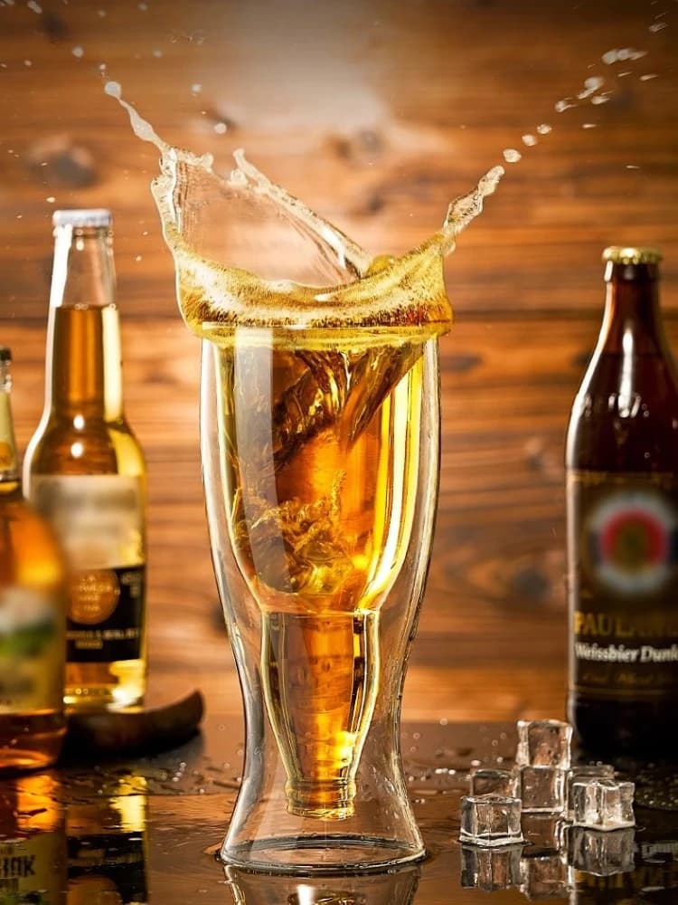 NUOVA tazza di birra artigianale di grandi dimensioni dal design tedesco, birra di lusso premium Stein per la casa, bar, pub, feste, regalo da 250 ml