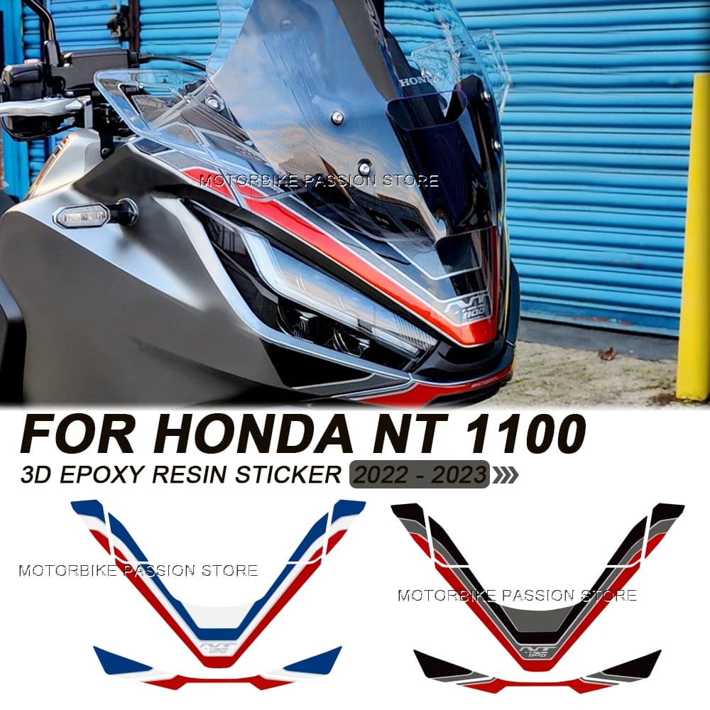 Per Honda Nt1100 2020-2024 decalcomania protettiva impermeabile accessori per adesivi moto protezioni adesivi adesivo in resina epossidica 3D