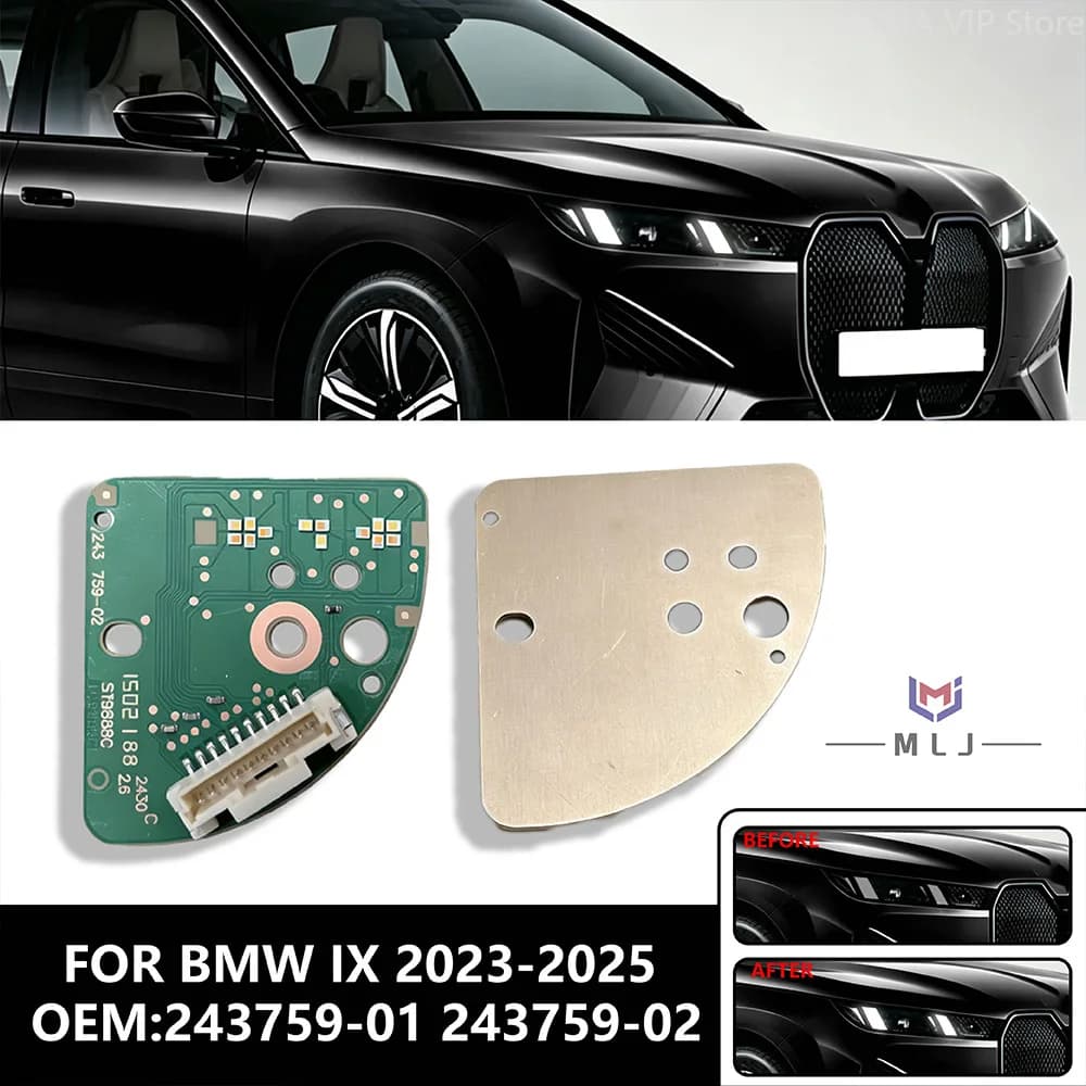 Chip LED per Luci Diurne Angel Eyes per BMW IX 2023 2024 2025, OE 243759-01 243759-02, Sorgente Luminosa Bianca per Fari