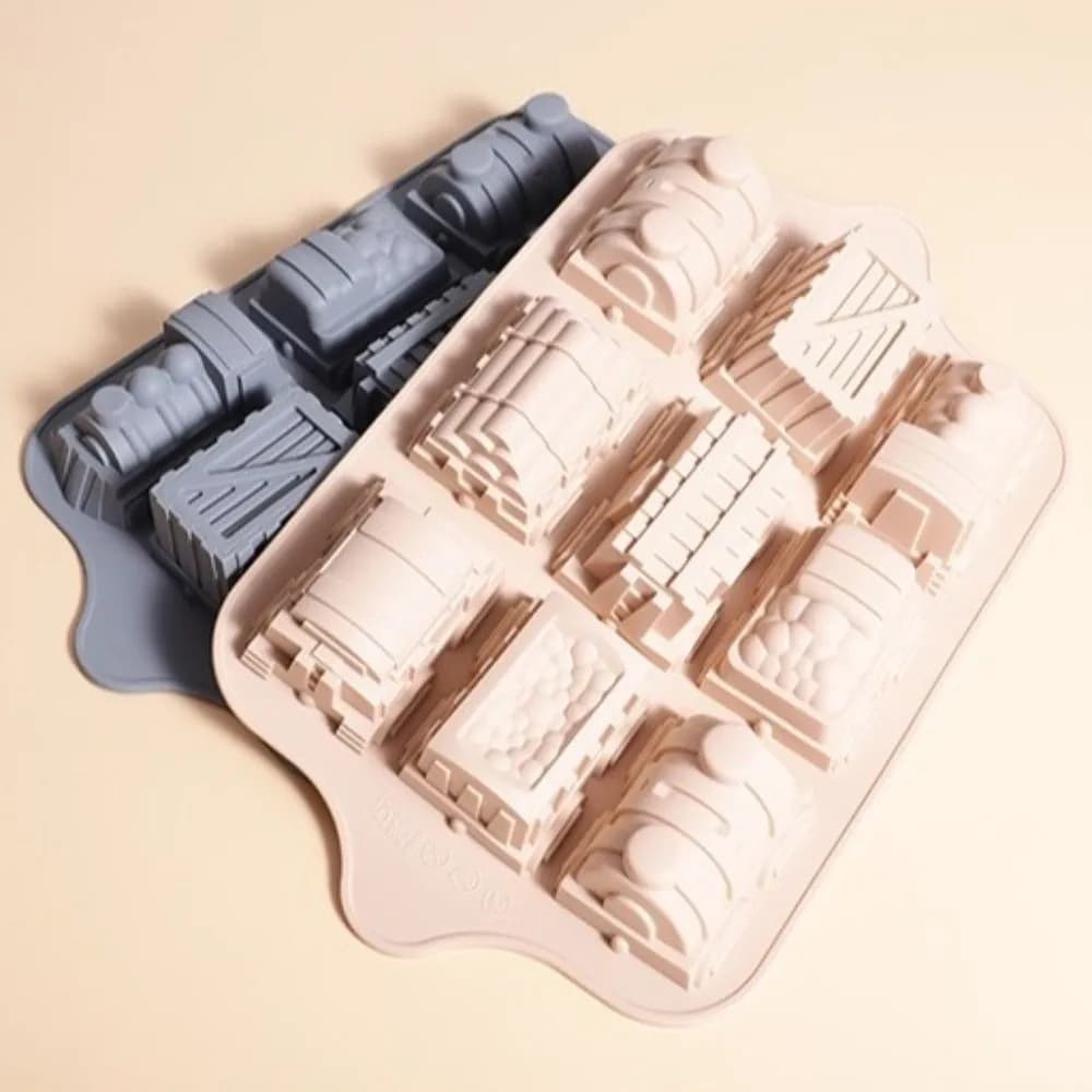 Stampo per Torte Creativo a 9 Scomparti in Silicone Flessibile, Stampo per Pudding, Vassoio per Cubetti di Ghiaccio Facile da Sformare, Grado Alimentare
