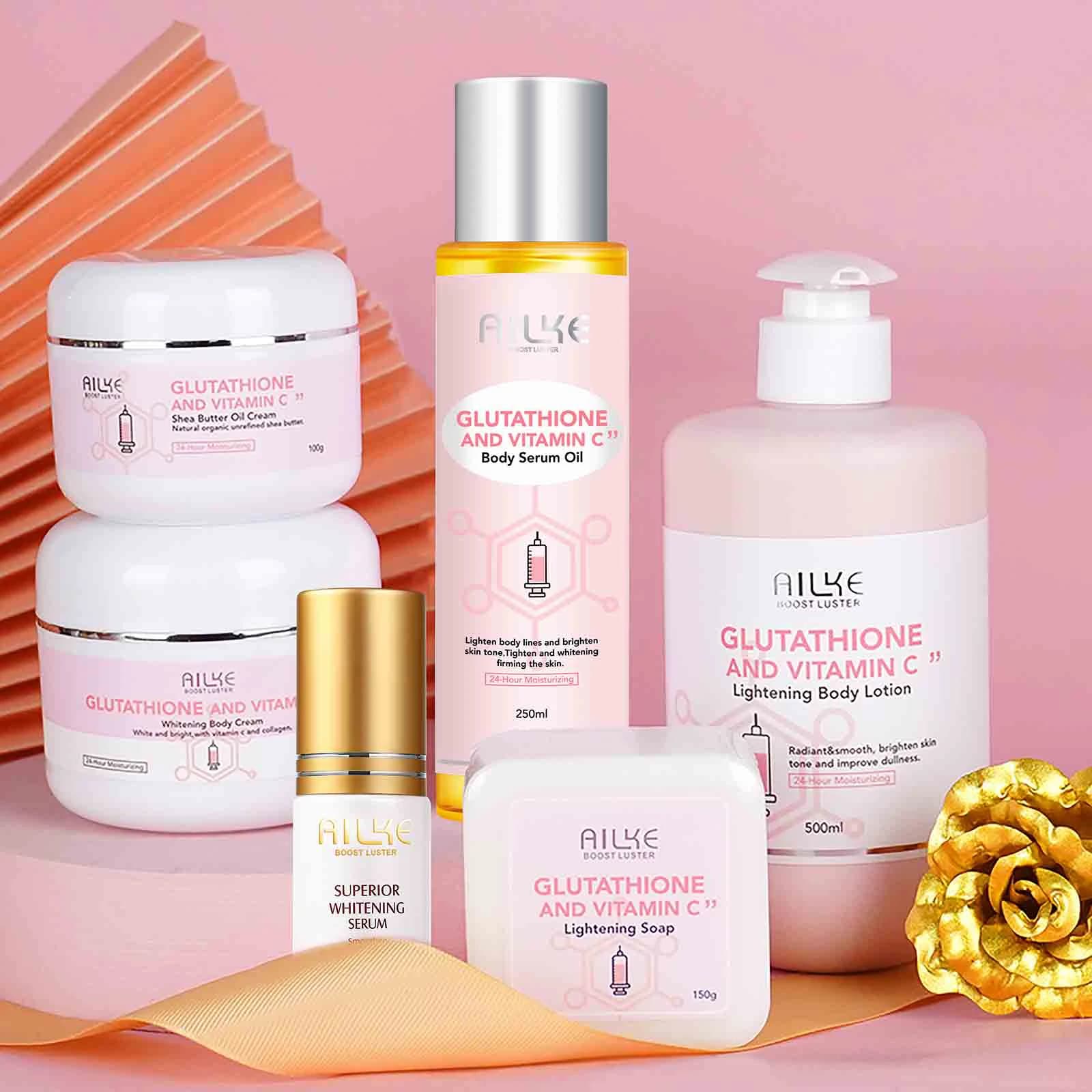AILKE Vitamin C cream, moisturizing and brightening lotion, improves opaque skin, clean skin, bright beauty for facial and body care