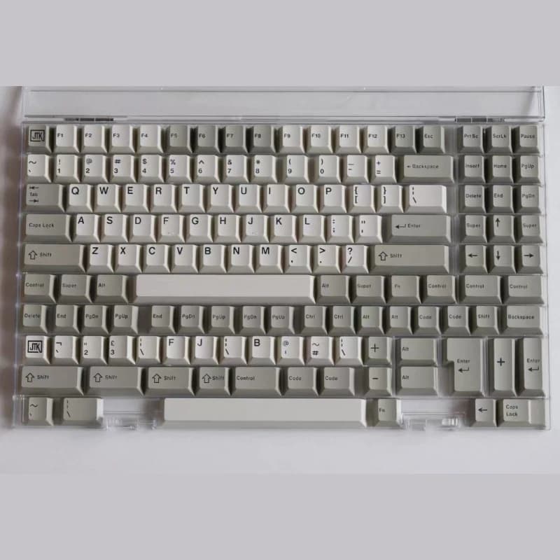 Set di Tasti Tematici Minimalisti Personalizzati in ABS/PBT con Sublimazione, Profilo Cherry, per Tastiere Meccaniche, Accessori e Regalo
