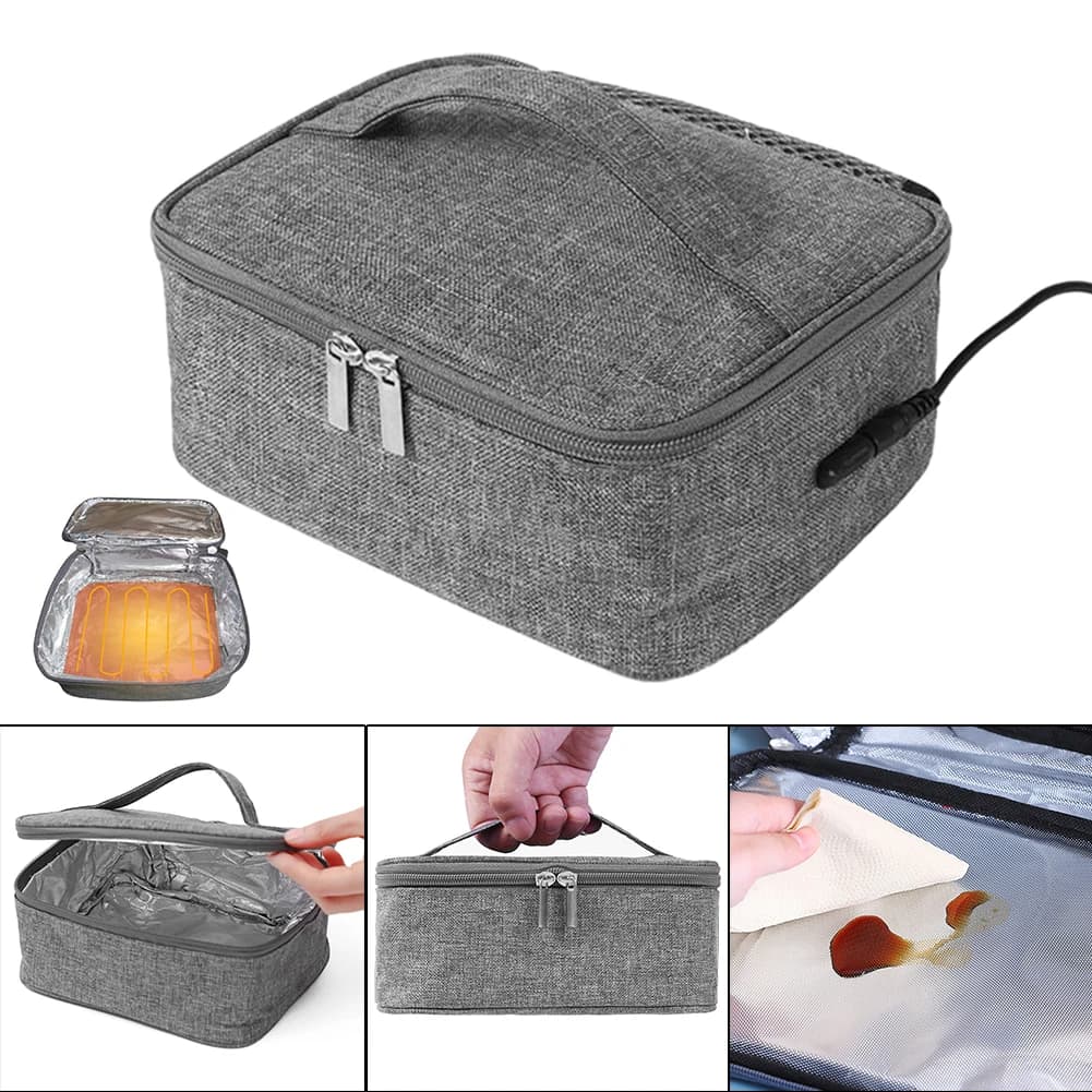 Borsa riscaldante elettrica USB scaldavivande viaggio in auto riscaldatore da campeggio contenitore borsa termica borsa termica scatola da pranzo elettrica per la scuola dell'ufficio