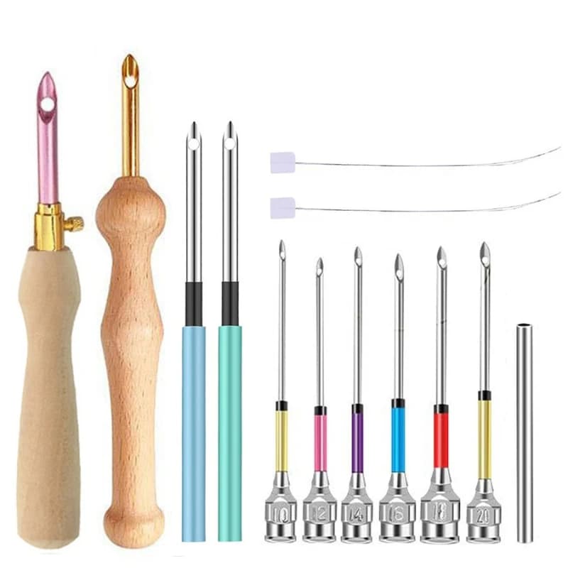 Kit per uncinetto per principianti Set di kit per uncinetto per hobby fai-da-te Set di ferri da maglia per cucire artigianali fatti a mano Kit completo di accessori artistici