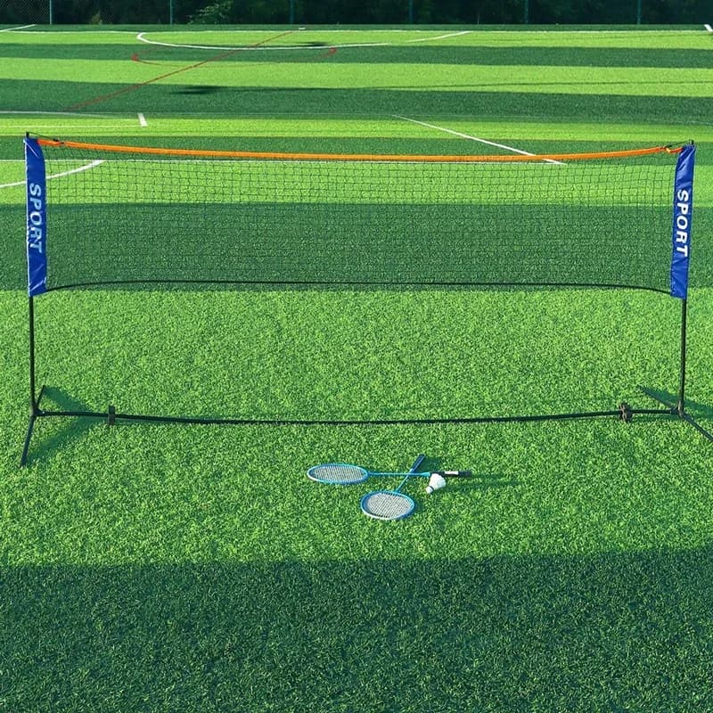 Badminton and Pickleball Network Height Adjustable, Children's Laptop, Volleyball, Tennis and Garden Games