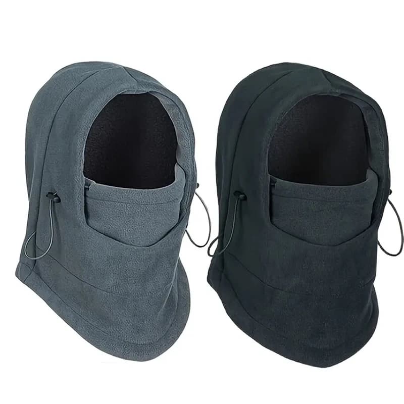 Windproof Cap Unisex Winter Outdoor Sports Camouflage Multifunctional Fleece Head Cover Soft Warm Riding Mask Hat