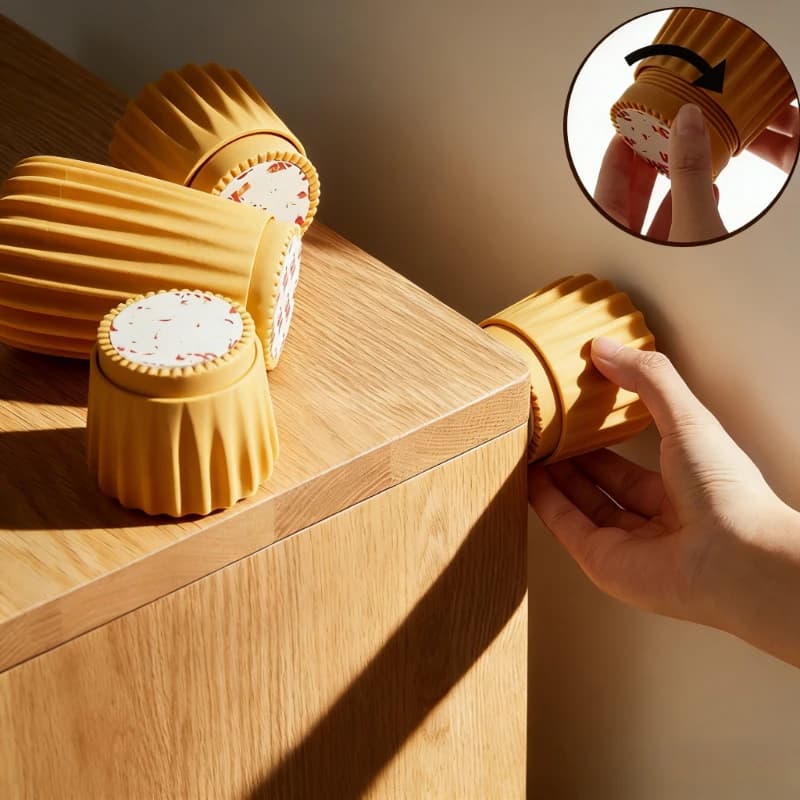 2 Pezzi Stabilizzatori Regolabili per Letto, Fermapiedi per Testiera, Strumento Anti-Vibrazione per Struttura Letto, Fissatore per Mobili, Piedini di Supporto per Divano, Cuscinetti Rialzati per Gambe di Mobili