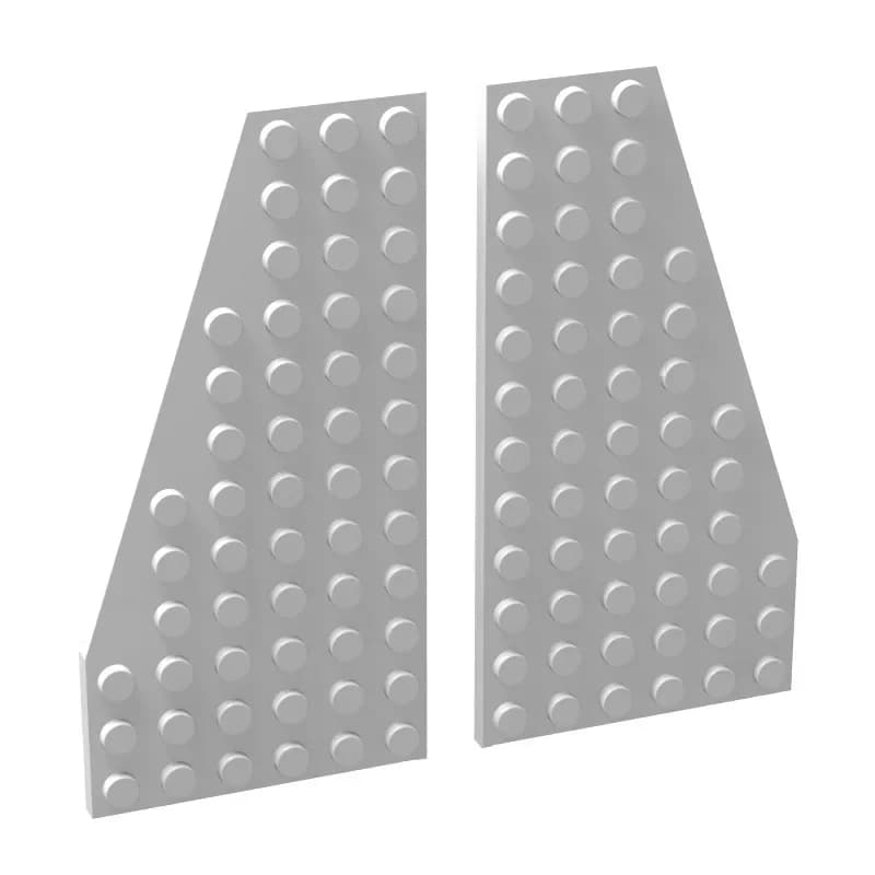 1 pz 6x12 Cuneo A Forma di Piatto Building Blocks 30355 30356 Formato Creativo Educativo Misura Altri Marca Giocattoli FAI DA TE Accessorie