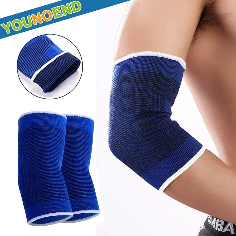1Pair Elbow Sleeve Arm Support Brace Elbow Protective Arthritis Arm Sleeve Wrap Bandage for Basketball, Football, Volleyball