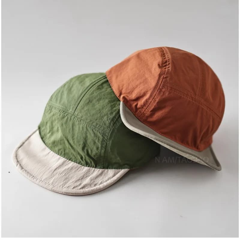 Nuovi Cappellini da Baseball alla Moda con Abbinamento di Colori, Reversibili e ad Asciugatura Rapida per Uomo e Donna, Cappello Estivo Sottile per Campeggio e Protezione Solare